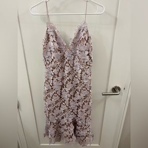 BHLDN lace fitted dress size 4